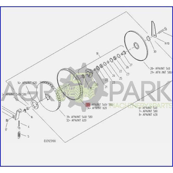 Inel cauciuc Grimme 088.00556 